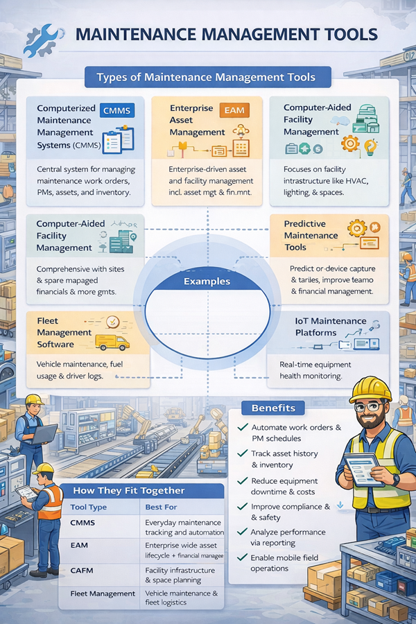 Maintenance management tools